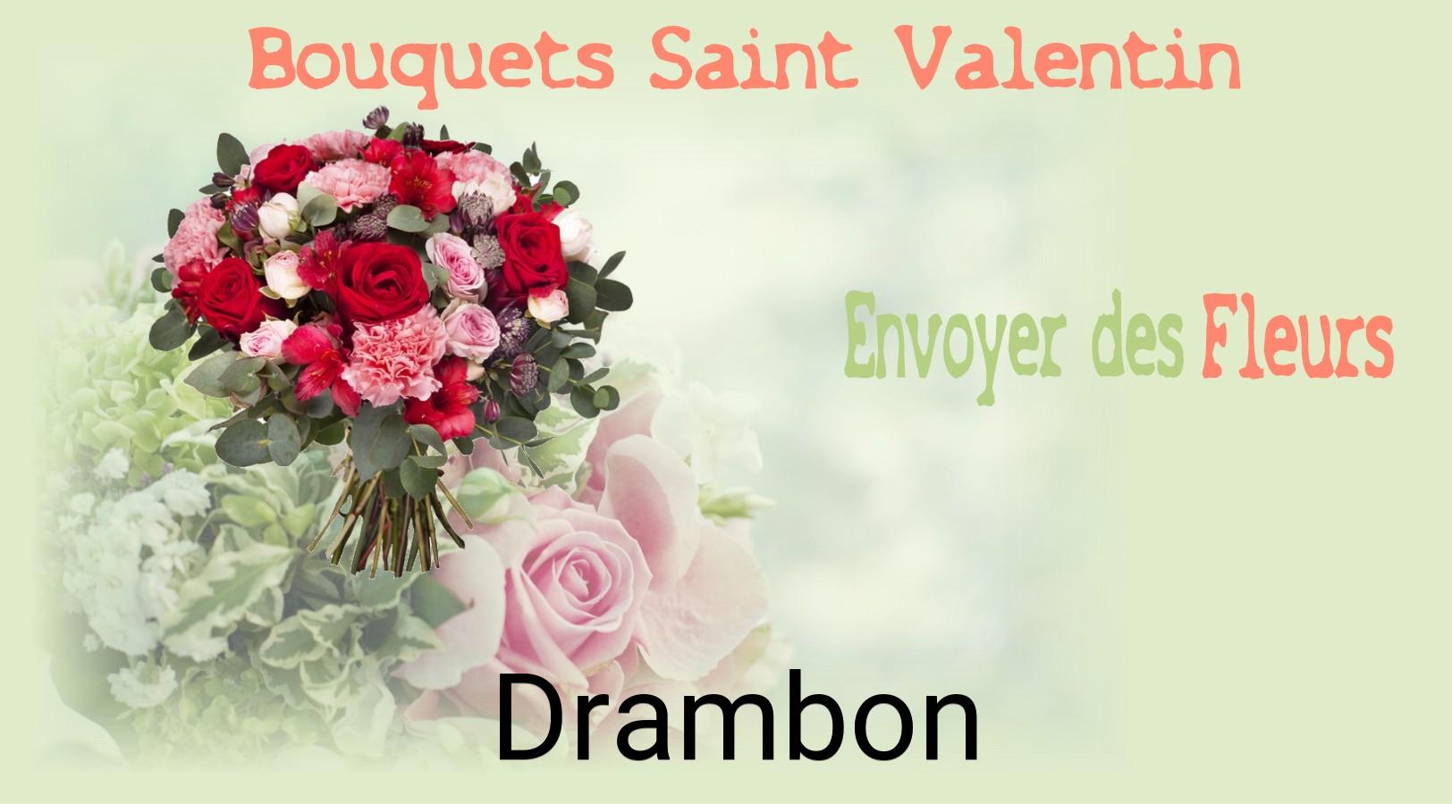 Roses de Saint-Valentin livrées à Drambon